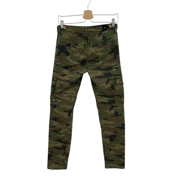 NSF Vincent Camo Skinny Leg Cargo Pant Deep Olive Camo Print Green Size 26 - Picture 7 of 13